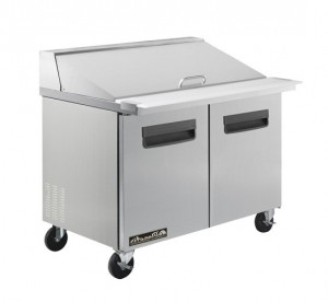 Double Door Refrigerated Prep Table