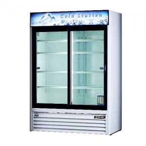 Double Door Display Refrigerator