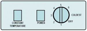 Freezer Control Panel