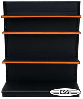 Black Gondola Shelving